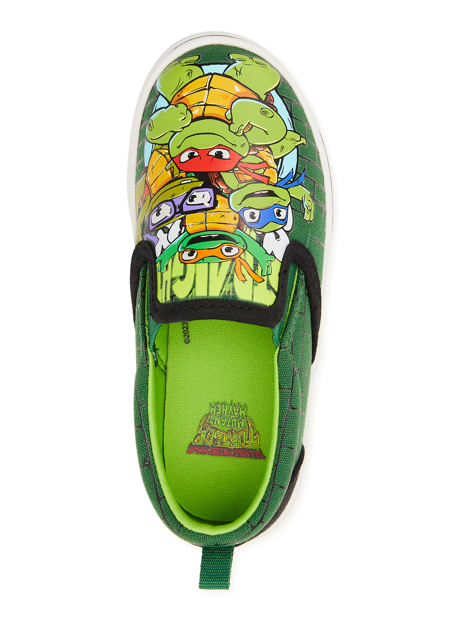 Teenage Mutant Ninja Turtles Toddler Boys License Casual Canvas Shoes, Sizes 7-12