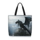 thumbnail image 1 of Fotbe Valley Gray Dragon Bolsa Tote con Estampado para Mujer, Bolsos con Cremallera, Bolsa de Hombro Casual de Gran Capacidad con Bolsillos Internos, 1 of 7