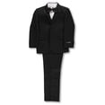thumbnail image 2 of Kids World Big Boys' “Best-Dressed” 5-Piece Tuxedo Suit Color: black Size: 14, 2 of 3