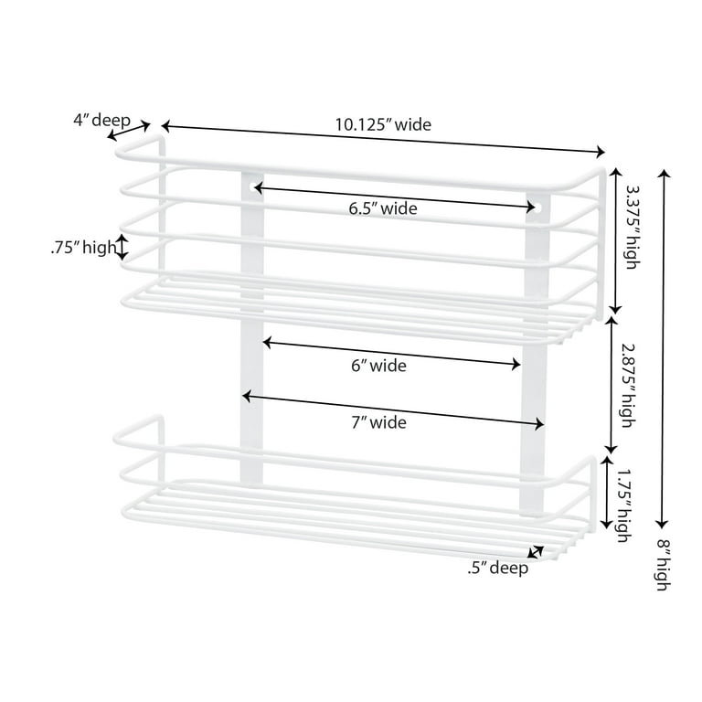 Essentials White Wire Cabinet Shelves