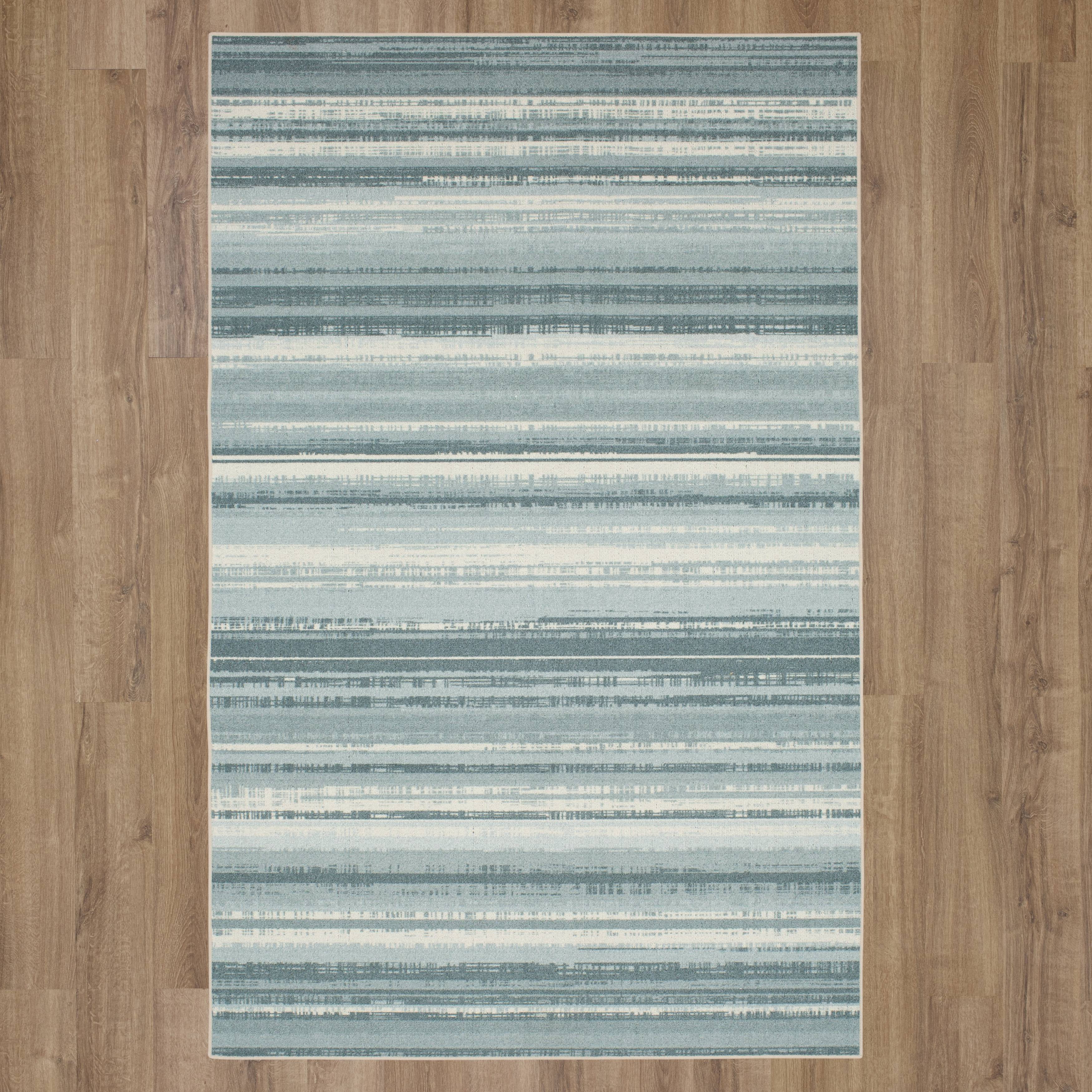 Mohawk Home Avenue Stripe Area Rug, Blue, 7' 6" x 10'