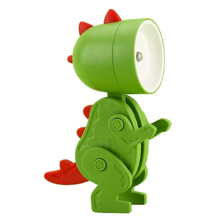 

NESZZMIR Mini LED Desk Lamp Cute Dinosaur Shape Night Light Adjustable Phone Stand Portable Reading Table Night Lamp for Kids Students