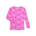 thumbnail image 2 of Wonder Nation Toddler Short and Long Sleeve Cotton Pajama Set, 3-Piece, Sizes 12M-5T, 2 of 4