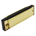 thumbnail image 1 of LYUMO 2Colors IRIN Lightweight Gold Silver Metal 10 Holes Harmonica Musical Instruments  , Gold Harmonica,Harmonica, 1 of 7