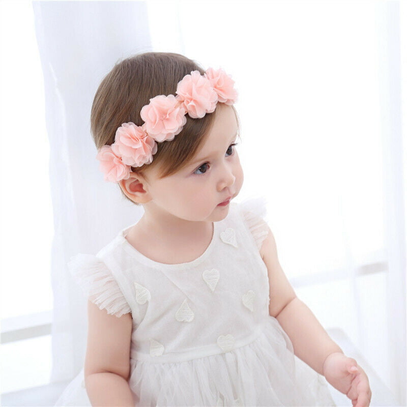 Cute Baby Girl Toddler Lace Flower Hair Band Headwear Kids Headband Accessories 