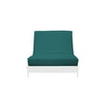 thumbnail image 1 of Premium Cotton/Polyester Futon Cover by Prestige Furnishings - Solid Collection - Solid Teal - Chair Size (28" x 54"), 1 of 6