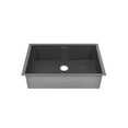 thumbnail image 2 of Tourner 26 x 18 Stainless Steel, Single Basin, Undermount Kitchen Sink, Black, 2 of 10