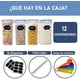 thumbnail image 5 of Set de 12 Recipientes de Almacenamiento Plástico Transparente Lutema con Tapas Hermeticas Libres de BPA Tapa Negra, 5 of 6