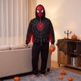 thumbnail image 5 of Moonsky Spider Cosplay Hoodie, Full Zip Face Mask Sweatshirt Streetwear Jacket for Theme Party, 5 of 6