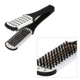 thumbnail image 4 of Plancha de pelo, peine alisador, cepillo de doble cara, pinza, fibras naturales, 4 of 8