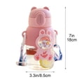 thumbnail image 3 of Weloille Gobelet avec Paille Résistant aux Chutes 1 Pcs, Gobelet d'Eau de Qualité Alimentaire Incassable, Contenant de Boisson Étanche et Scellé, Gobelet Réutilisable pour Maison Bureau Plein Air Sports Boisson, 3 of 6