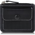 thumbnail image 1 of Mini monedero negro de 1 pieza, monedero pequeño con cremallera para mujer, 1 of 5