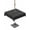 Black, variant on Outdoor Tablecloth with Umbrella Hole, Beige Black Striped Spillproof Waterproof Outdoor Table Cover, Abstract Modern Art Irregular Stripe Patio Tablecloths for Party/Garden/Picnic, Round 54 inch
