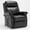 Black, variant on Comfort Pointe Lehman Navy Blue Faux Leather Traditional Lift Chair