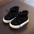 thumbnail image 2 of Quealent Toddler Girl Snow Boots Winter Warm Outdoor Outdoor Boots (Toddler/Little Kids/Kid) Black for Size 11, 2 of 6