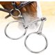 thumbnail image 5 of Bocado de acero inoxidable CHAO boca hueca con bisagras para caballos, 5 of 5