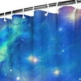 thumbnail image 3 of Spacecraft Shower Curtain Space Galaxy Design Waterproof Bathroom Curtain Quick Dry Machine Washable with Grommets 72x72, 3 of 5
