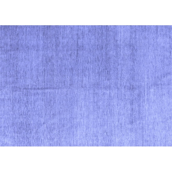 Ahgly Company Indoor Rectangle Abstract Blue Modern Area Rugs, 2' x 5'