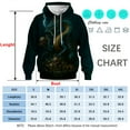 thumbnail image 5 of QTAGTESS Novelty Men's Chinese Dragon Graphic Hoodie Anime Mythical Beast Sweatshirts Gothic Fantasy Creature Pullover, 5 of 8