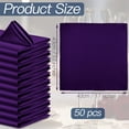 thumbnail image 2 of Servilletas de satén P Pothuiny, color morado sedoso, 43 x 43 cm, 50 unidades, 2 of 7