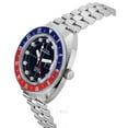 thumbnail image 3 of Bulova Oceanographer GMT Stainless Steel Blue Dial Automatic Diver's 96B405 200M Men's Watch, 3 of 4