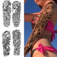 thumbnail image 3 of Tatuajes en El Hombro Falsos 4 Piezas Suministro Fiesta Animal para Cuerpo Brazo, 3 of 9
