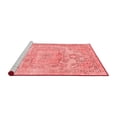 thumbnail image 2 of Ahgly Company Machine Washable Indoor Rectangle Abstract Red Modern Area Rugs, 5' x 8', 2 of 4