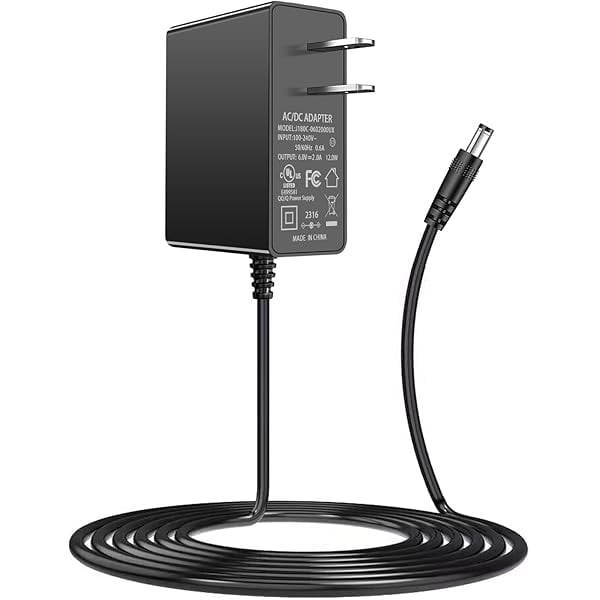 wonima11 Power Supply Cord for ProForm Elliptical, 6V 2A Charger for 850 510E 480 490 500 600 LE, 390 395 475 510 EX, 400 700, for Nordictrack GX 2.7 Act Cardio Cross Trainer Elliptical Bike.