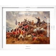 thumbnail image 5 of Art.com Painting of Andrew Jackson and his troops at the Battle of New Orleans. Art Print by Vernon Lewis Gallery, White Frame Wall Art, 21" x 17", 5 of 5