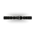 thumbnail image 1 of 0.39 ct Brilliant Round Cut Natural Onyx 14k White Gold Stackable Band SZ 4, 1 of 6