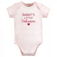 thumbnail image 5 of Hudson Baby Infant Girl Cotton Bodysuits, Be Mine Valentine, 0-3 Months, 5 of 5