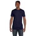 thumbnail image 1 of Hanes 4980 Nano Cotton T-Shirt - Navy - Large, 1 of 1