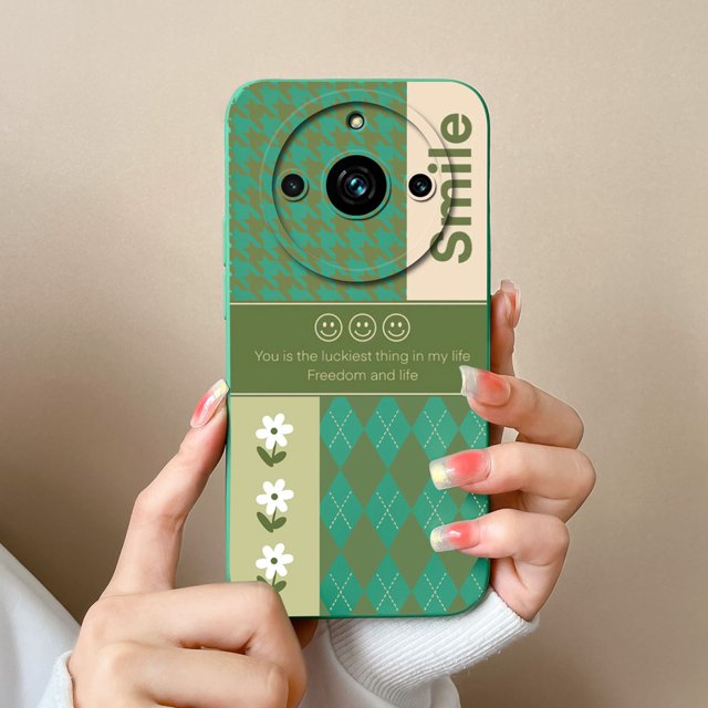 For OPPO Realme 11 Pro 11 Pro Plus Narzo 60 Pro Phone Case Smiling Face Silicone Square Fall Prevention Shockproof Durable Cover TYG263 Realme 11 Pro 5G