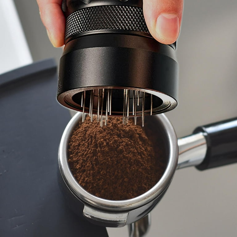 Stainless Steel Espresso Stirrer Espresso Machine Auxiliary Tools 58mm  Black 