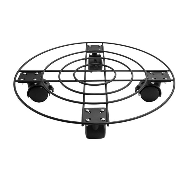 Soporte para plantas con ruedas, platillo para plantas, soporte para plantas con ruedas, carrito de paleta para patio 33cm