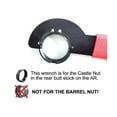 thumbnail image 4 of Castle Nut Wrench 1 1/4 with Non- Rubber Handle, Adjustable Spanner Wrench Tool Buffer Tube Locknut, 4 of 5