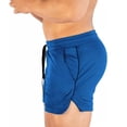 thumbnail image 6 of Arjen Kroos Men Athletic Running Shorts 3 Inch Quick Dry Workout Shorts Sports Gym Shorts with Pockets, 2 Pack, 6 of 8