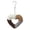 D, variant on 1Pcs Handmade Fiber Bird Nesting Heart – Bird Nesting Material & Bird Nesting Heart, Alpaca Fiber Bird Nesting, Handmade Alpaca Fiber Bird Nesting Heart, Alpaca Bird Nesting Heart for Backyard Birds