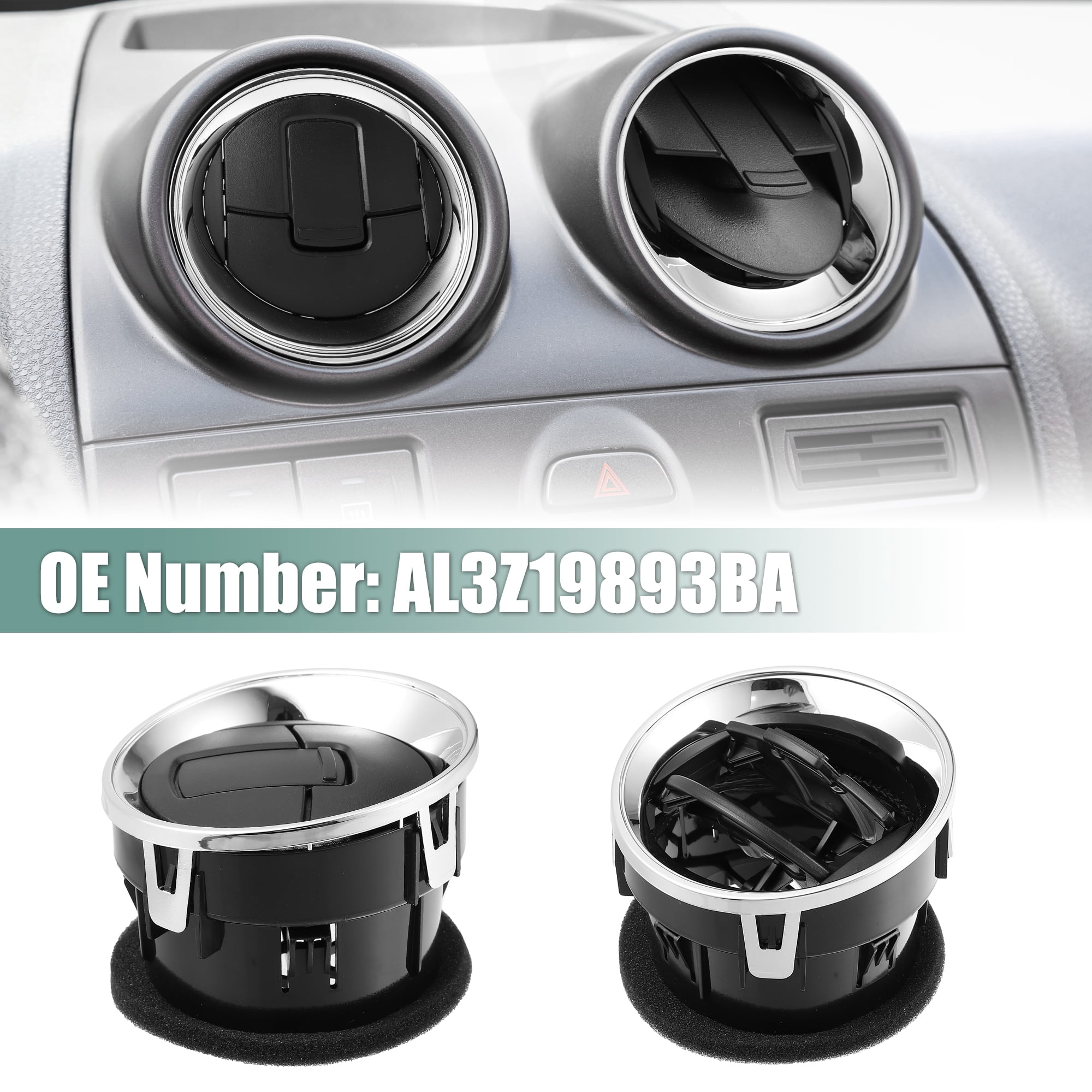 Unique Bargains Dashboard Louver AC Heater Air Vent for Ford F150 Lobo 2009-2014