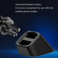 thumbnail image 3 of 5 PCS Car Phone Holder Base Universal Car Air Outlet Clip Bracket Base, Colour: Rose Gold Reflective, 3 of 5