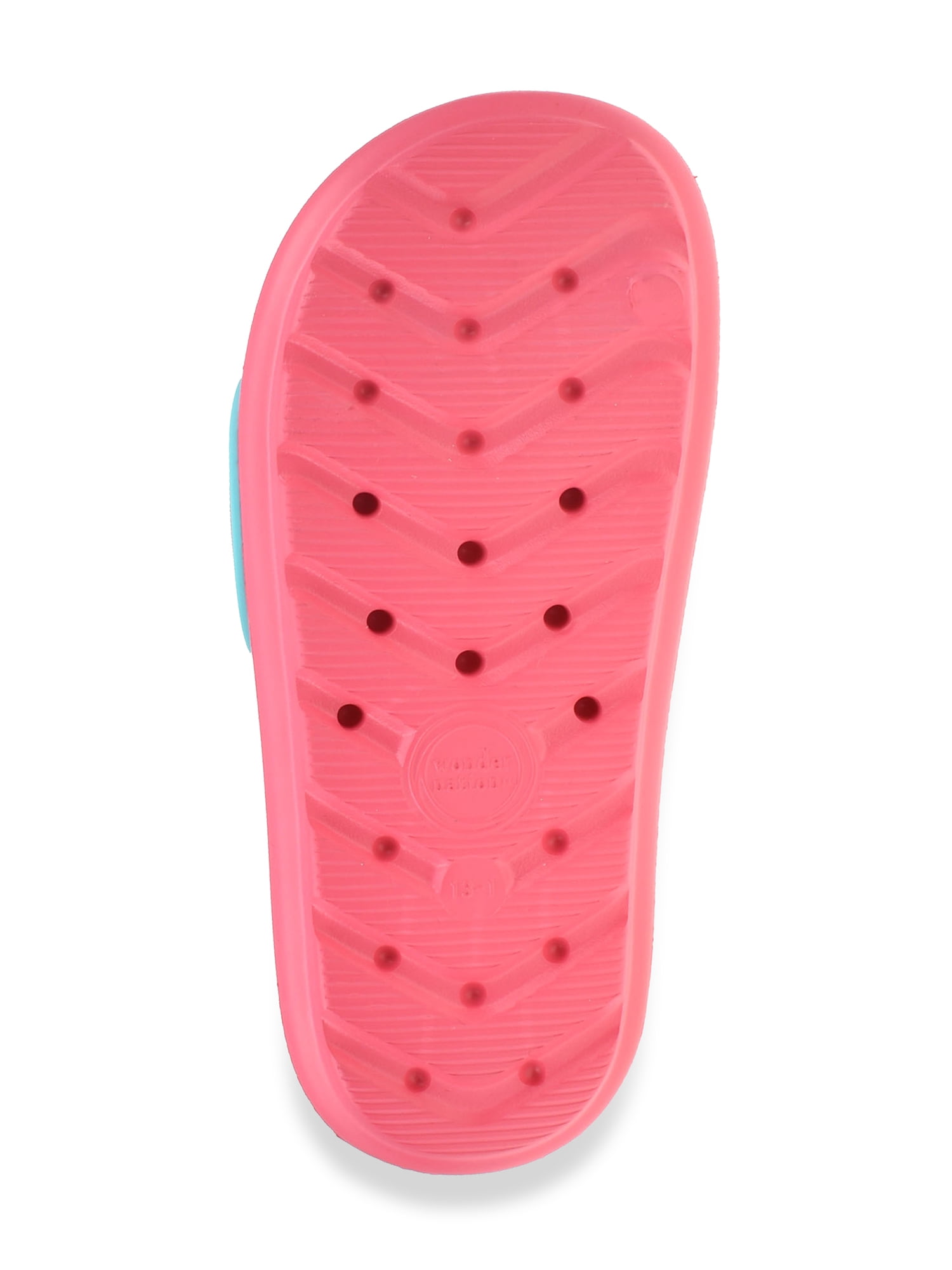 Wonder Nation Little Girl And Big Girl Icon Eva Slide Sandals