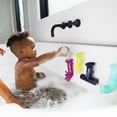 thumbnail image 3 of Bath Toys Boon Pipes Bath Building con ventosas, 5 unidades, 3 of 5
