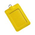 thumbnail image 1 of Seitruly 10 piezas de portatarjetas de identificación, suministros de oficina de negocios, funda protectora informal de colores, funda para tarjetas de Carpetas de archivos Vertical/Amarillo, 1 of 6