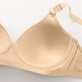 thumbnail image 5 of MVRLSH Jelly Bras For Women Womens Striped Three Hook Clasp Wireless Bra Middle Elderly Full Coverage Support Yellow 36-44, 5 of 8