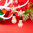 thumbnail image 4 of Yoyauz Women's Christmas Earrings Snowman Lightweight Earrings Cute Christmas Party Jewelry Gifts, 4 of 6