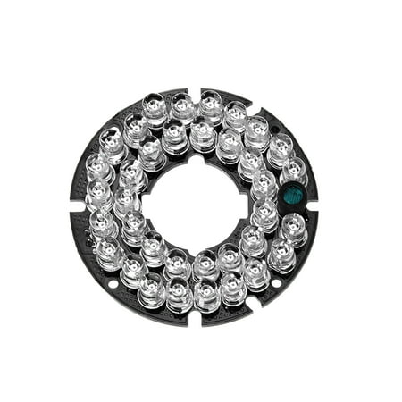 Ir Infrared Board Plate - 36 LEDs 850nm IR Infrared Board 90 Degree Round Plate IR Illuminator Board Bulb for CCTV Security Cameras - White