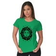 thumbnail image 4 of Celestial Sun Symbolic Spirit Animal Womens Fitted Plus Size Graphic Tee Brisco Brands 3X, 4 of 5