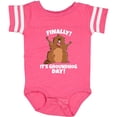 thumbnail image 3 of Inktastic Finally it's Groundhog Day Boys or Girls Baby Bodysuit, 3 of 5