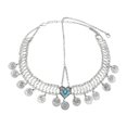 thumbnail image 2 of Milageto Head Chain Jewelry Bohemian Boho Fashion Headband for Bride Belly Dance Prom Argent, 2 of 8