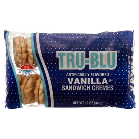 New 329601  Tru Blu Vanilla Creme 12 Oz (12-Pack) Cookies Cheap Wholesale Discount Bulk Snacks Cookies Bud